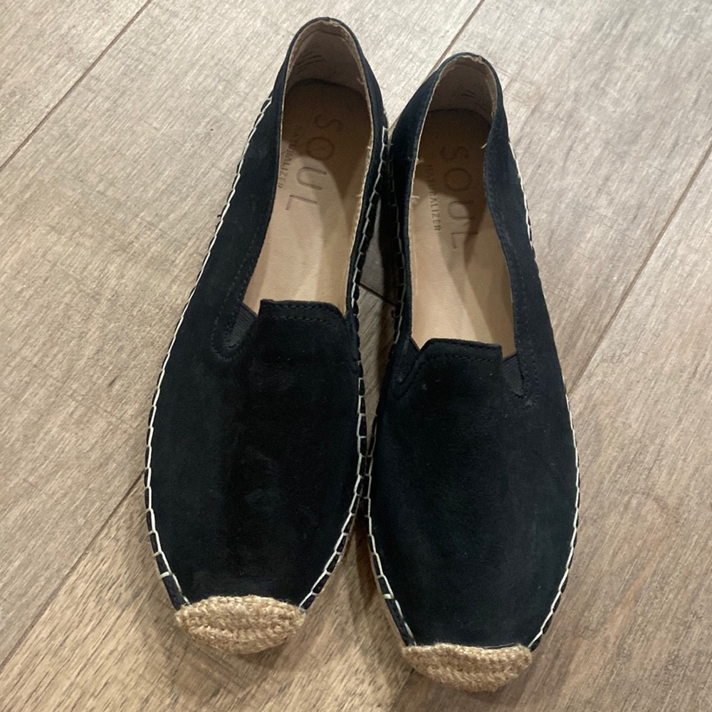 NWT Leather SOUL Naturalizer Espadrilles, size 6.5